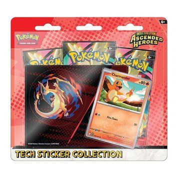 Pokemon TCG: Mega Evolution 2.5 - Ascended Heroes - Tech Sticker Charmander/Mega Charizard 3180098 фото