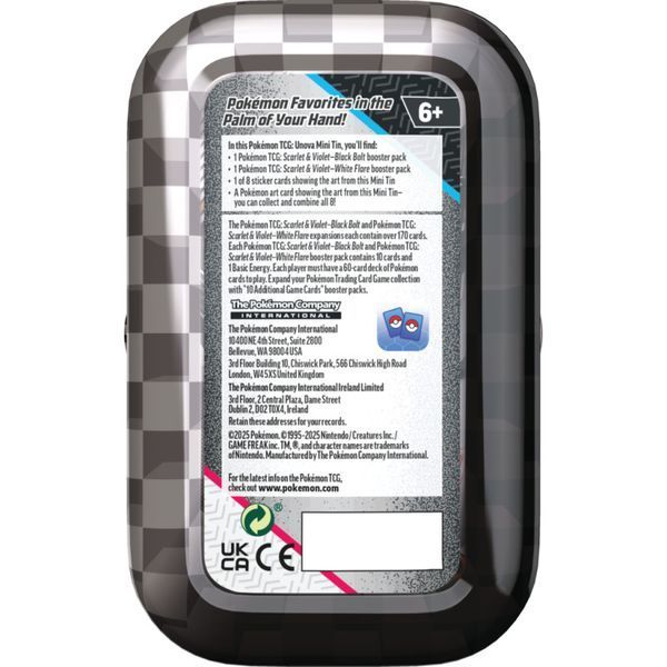 Pok&eacute;mon TCG: Scarlet & Violet 10.5 - Black and white - Krookodile Unova Mini Tin 1934790 фото