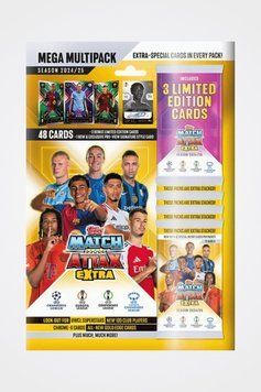 Mega Multipack Match Attax Extra 2024|25 Football Cards 5053307074675 фото