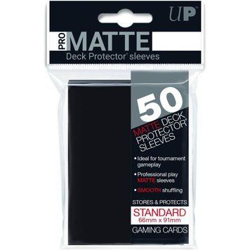 Deck Protector Pro-Matte Black 50 (66x91 мм) стандарт (футболки Ultra-Pro) 2000661 фото