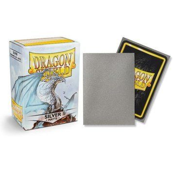 Dragon Shield Standard Sleeves - Matte Silver (100 Sleeves) silver 2911787 фото