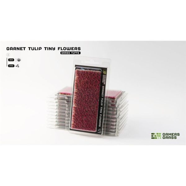 Gamers Grass: Garnet Tulip Tiny Flowers 9944155 фото