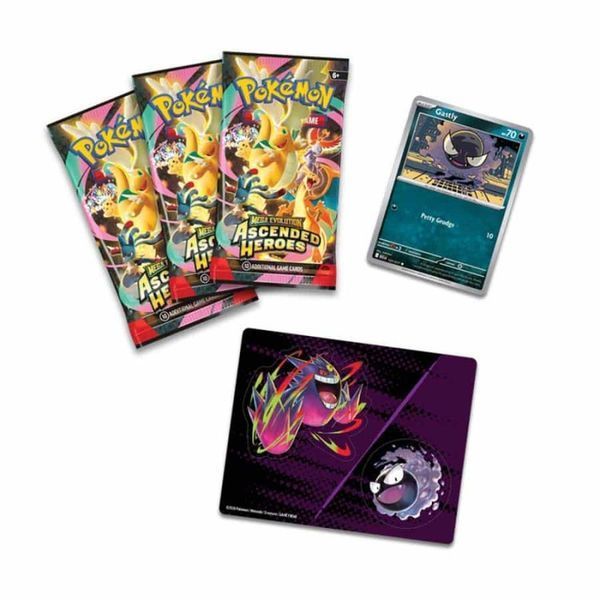 Pokemon TCG: Mega Evolution 2.5 - Ascended Heroes - Tech Sticker Gastly/Mega Gengar 9356447 фото