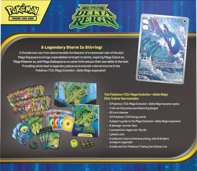 Pok&eacute;mon TCG: Mega Evolution - Delta Reign Elite Trainer Box Pok&eacute;mon TCG: Mega Evolution - Delta Reign Elite Trainer Box фото