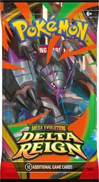 Pok&eacute;mon TCG: Mega Evolution - Delta Reign Booster Pack (10 Cards) Pok&eacute;mon TCG: Mega Evolution - Delta Reign Booster Pack (10 Cards) фото