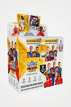 BOX Sachets 24 pcs Match Attax Extra 2024|25 Football Cards 5053307074637 фото