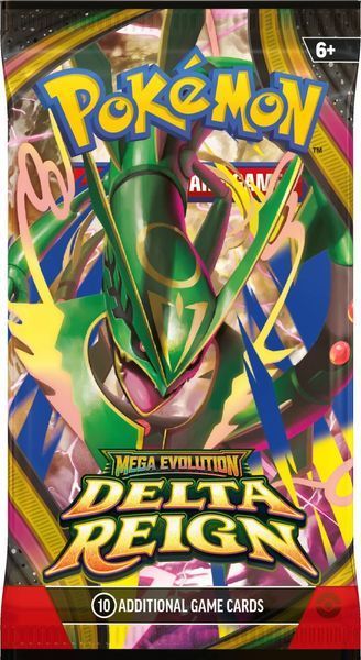 Pok&eacute;mon TCG: Mega Evolution - Delta Reign Booster Pack (10 Cards) Pok&eacute;mon TCG: Mega Evolution - Delta Reign Booster Pack (10 Cards) фото