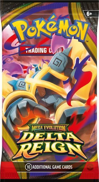 Pok&eacute;mon TCG: Mega Evolution - Delta Reign Booster Pack (10 Cards) Pok&eacute;mon TCG: Mega Evolution - Delta Reign Booster Pack (10 Cards) фото
