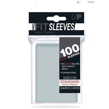UltraPro Pro-Fit Card Sleeves 64x89 100 pcs 6186817 фото