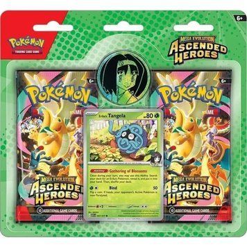 Pokemon TCG: Mega Evolution 2.5 - Ascended Heroes - 2Pack Blister Erika 8950694 фото