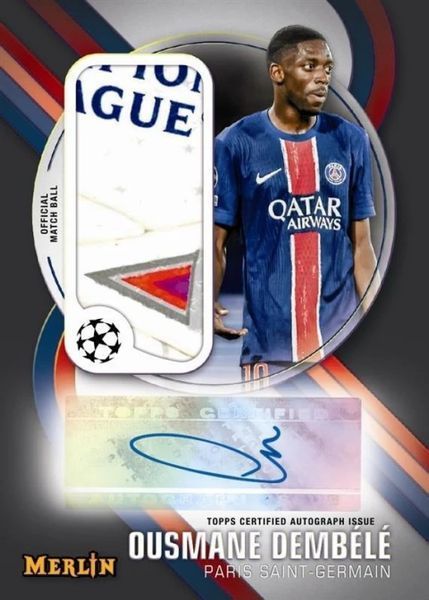 Hobby BOX Merlin 2024|25 Topps Football Cards 887521144136 фото
