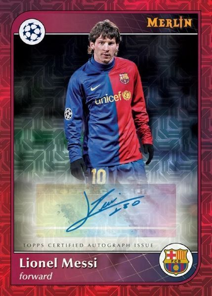 Hobby BOX Merlin 2024|25 Topps Football Cards 887521144136 фото