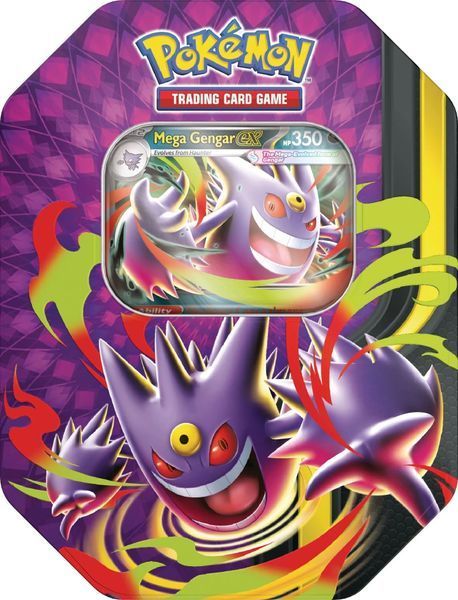 Pokemon TCG Mega Moonlit Tin Mega Gengar Ex Pokemon TCG Mega Moonlit Tin Mega Gengar Ex фото