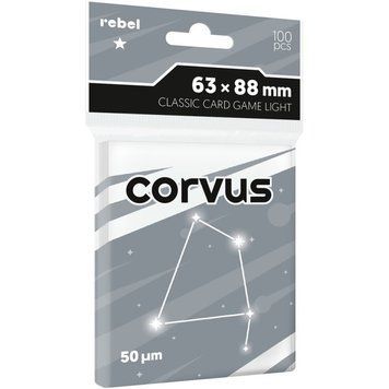 Rebel Light Corvus Card Sleeves (63x88 mm), 100 pieces 3214656 фото