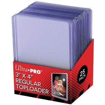 UP - Toploader - 3" x 4" Clear Regular (25 pieces) 2506482 фото