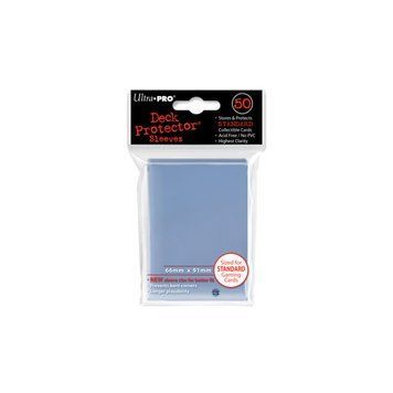 Защитная пленка для колоды Solid Clear/Transparent 50 Standard (66 x 91 мм) (трикотажные изделия Ultra-Pro) 2246156 фото