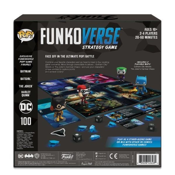 DC Comics Funkoverse Board Game 4 Character Base Set 8278720 фото