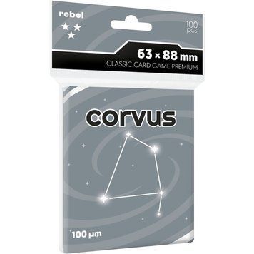 Rebel Premium Corvus Card Sleeves (63x88 mm), 100 pieces 3027222 фото