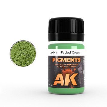 AK Interactive Dry Pigment - Faded Green Pigment 5000356 фото