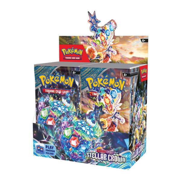 Pokémon TCG: Stellar Crown - Booster Box (36 штук) 6342149 фото