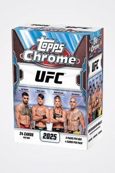 Value BOX UFC Topps Chrome 2025 Cards 887521137329 фото