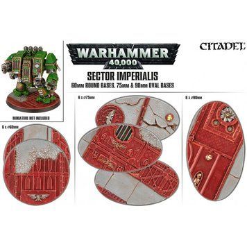 Sector Imperialis: 60 мм Rd+75/90 мм овальні основи 3204532 фото