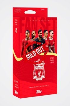 Liverpool Official Fan Set 2024|25 Topps Football Cards 5053307073920 фото