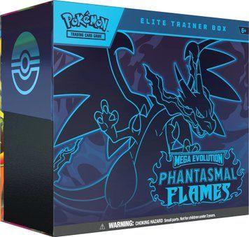 Pok&eacute;mon TCG: Mega Evolution - Phantasmal Flames Elite Trainer Box flam фото