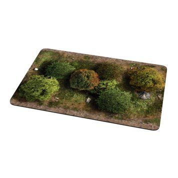 The Old World - Forest Terrain 10&ldquo;x6&rdquo; / 25.5x15.5 cm - 2D Rubber Terrain - Green Summer 5493524 фото