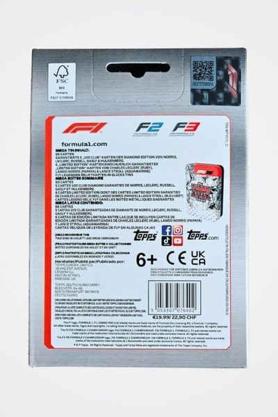 Mega Tin Diamond Edition F1 Turbo Attax 2025 Topps 5053307076402 фото