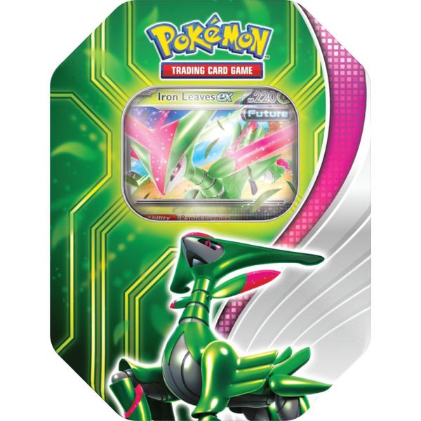 Pokémon TCG: Paradox Clash Tin Iron Leaves ex 2256851 фото