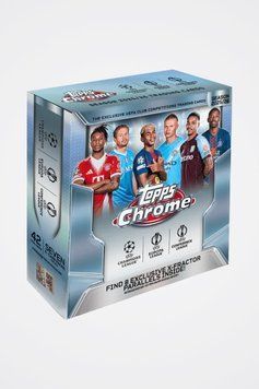Mega BOX Topps Chrome 2025|26 UCC Football Cards 887521158584 фото
