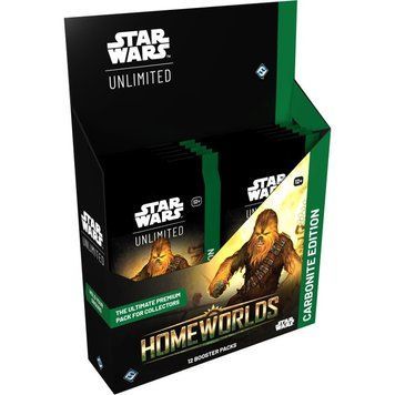 Star Wars: Unlimited - Homeworlds - Carbonite Booster Display (12) 2067452 фото