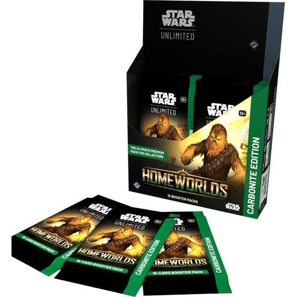 Star Wars: Unlimited - Homeworlds - Carbonite Booster Display (12) 2067452 фото