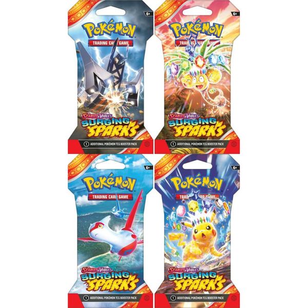 Pokémon TCG: Scarlet & Violet - Surging Sparks - Sleeved Booster 2811327 фото