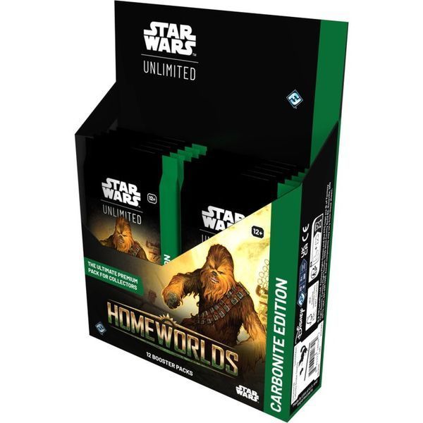 Star Wars: Unlimited - Homeworlds - Carbonite Booster Display (12) 2067452 фото