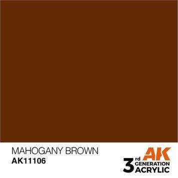 AK Interactive 3G Acrylic Mahogany Brown 17ml 2547447 фото