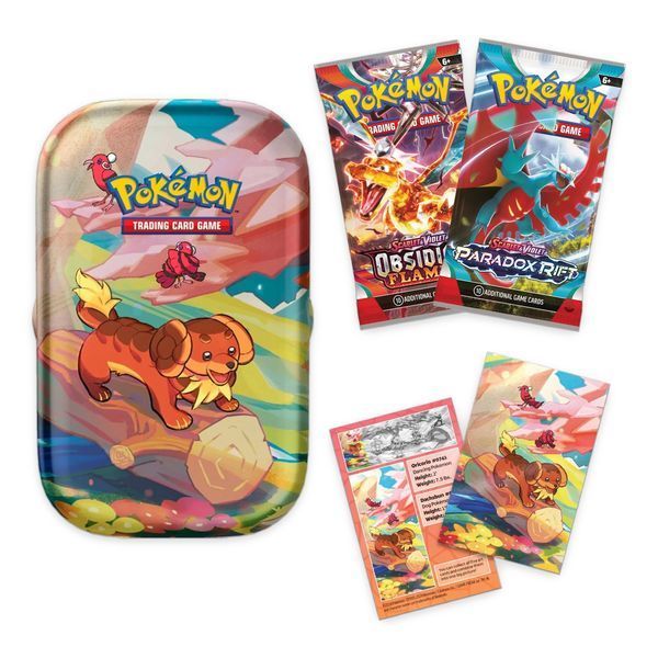 Pok&eacute;mon TCG: Vibrant Paldea Mini Tin Leafeon 2009204 фото