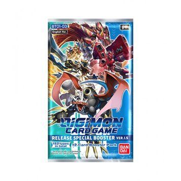 Гра картки Digimon - випустити спеціальний бустер Ver.1.5 BT01-03 - EN 3072064 фото