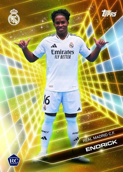Real Madrid Official Fan Set 2025 Topps Football Cards 5053307074446 фото