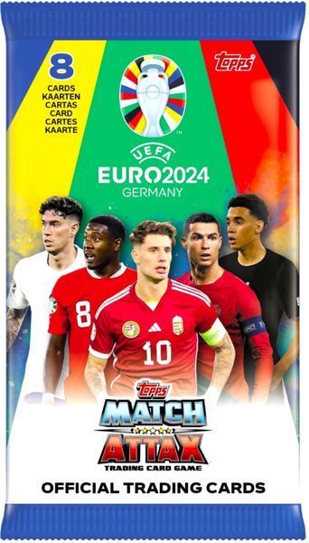 Packs of EURO 2024 Match Attax Football Cards 5053307067868 фото
