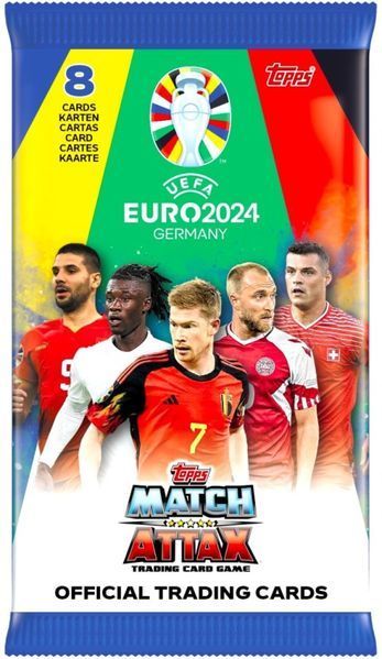 Packs of EURO 2024 Match Attax Football Cards 5053307067868 фото
