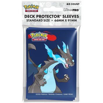 Ultra Pro: Pok&eacute;mon - Deck Protector Sleeves - Mega Charizard X (65 pcs.) 5377174 фото