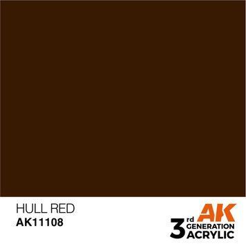 AK Interactive 3G Acrylic Hull Red 17ml 1889989 фото