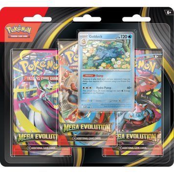 Pok&eacute;mon TCG: Mega Evolution - 3-Pack Blister - Psyduck 687990 фото