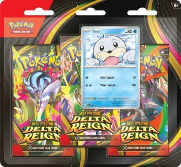 Pok&eacute;mon TCG: Mega Evolution - Delta Reign 3-Pack Blisters Pok&eacute;mon TCG: Mega Evolution - Delta Reign 3-Pack Blisters фото