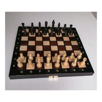Традиционные деревянные шахматы ABINO, 27x27см 2133764 фото