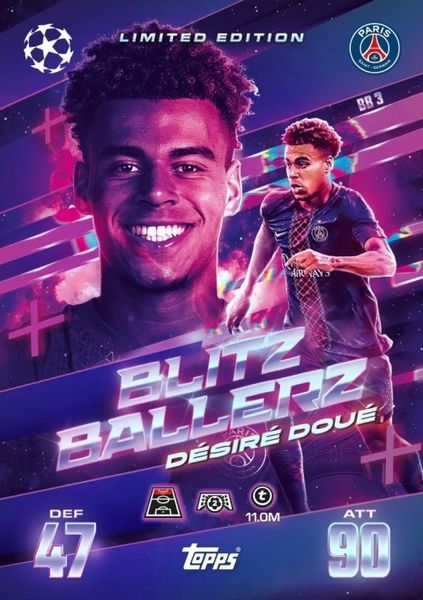 Can #3 Match Attax Extra 2025|26 Blitzballers 5053307078802 фото