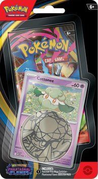 BLISTER BOOSTER Pokemon TCG Phantasmal Flames Cottonee Cottonee фото