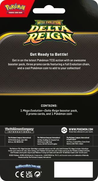 Pok&eacute;mon TCG: Mega Evolution - Delta Reign Premium Checklane Blister Pok&eacute;mon TCG: Mega Evolution - Delta Reign Premium Checklane Blister фото